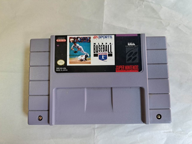 SUPER NINTENDO - MLBPA BASEBALL - CATRIDGE ONLY (01)